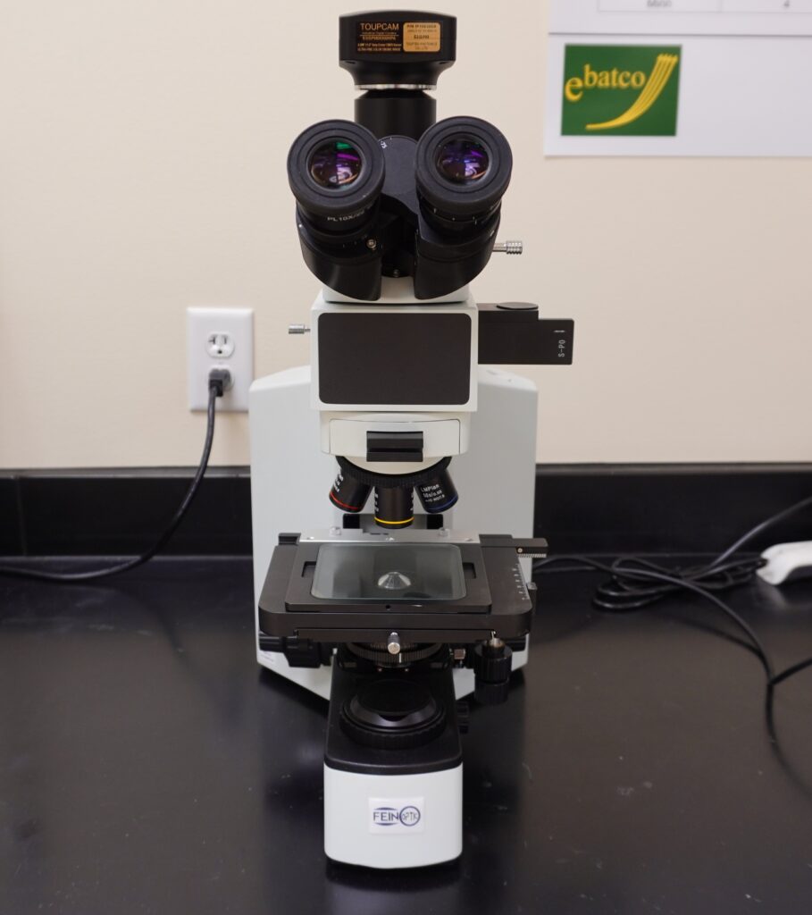 Fein Optic Microscope in Laboratory